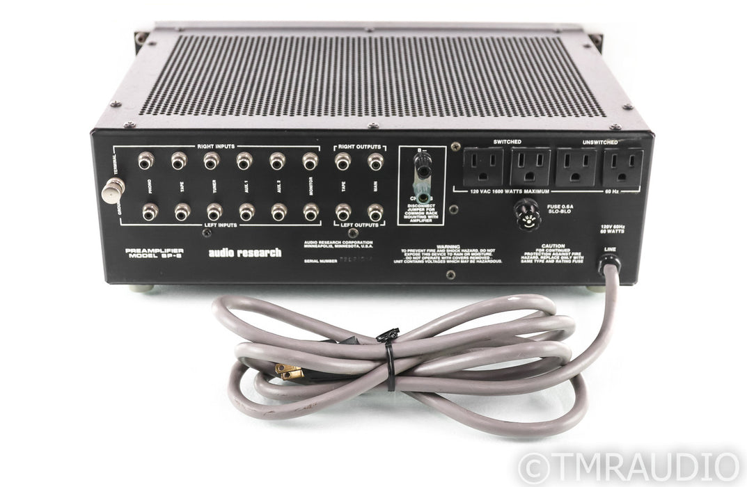 Audio Research SP-8 Rev1 Vintage Stereo Tube Preamplifier; Factory Serviced