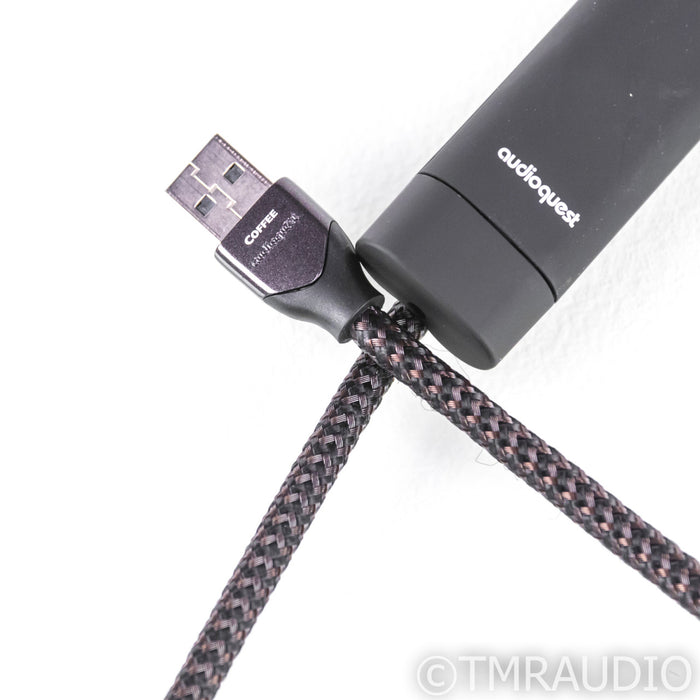 AudioQuest Coffee USB Cable; 0.75m Digital Interconnect; 72v DBS