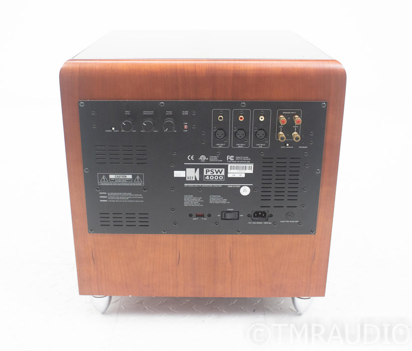 KEF PSW4000 12" Powered Subwoofer; PSW-4000 (No Remote)