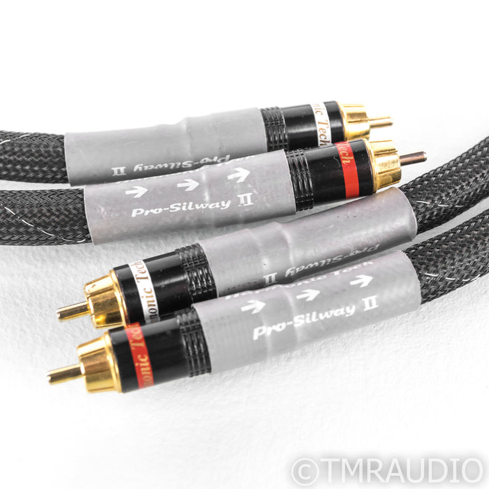 Harmonic Technology Pro Silway II RCA Cables; 1m Pair Interconnects