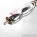 AudioQuest Cheetah RCA Cables; 1m Pair Interconnects; 36v DBS