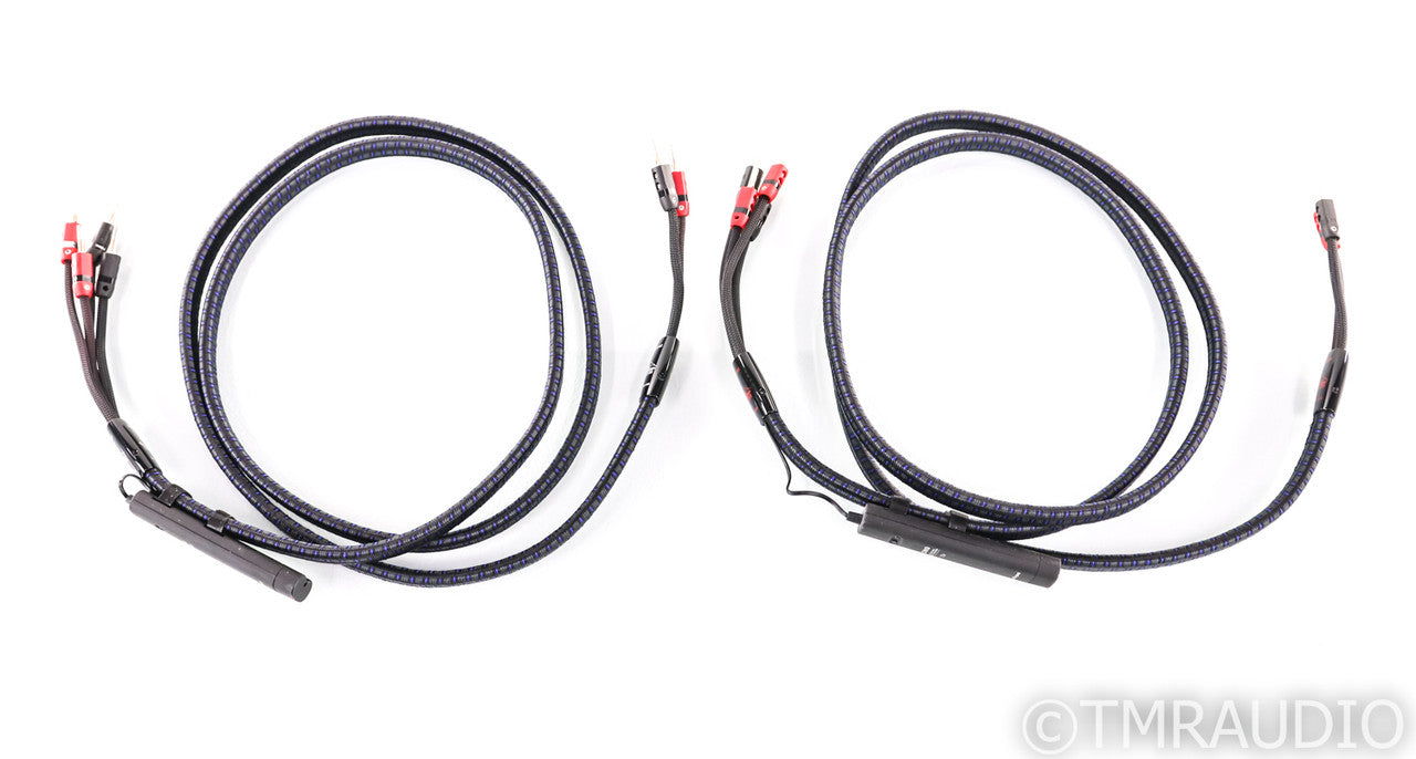 AudioQuest Gibraltar Bi-Wire Speaker Cables; 8ft Pair; 72v DBS