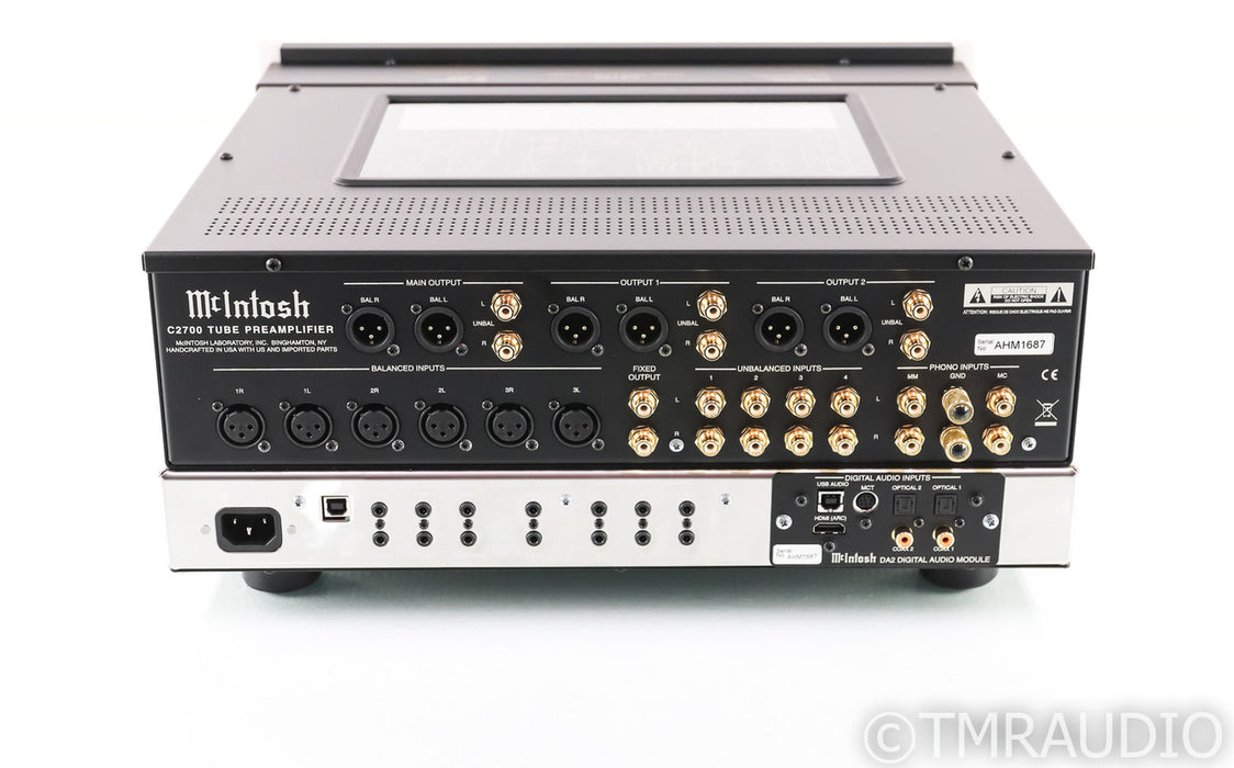 McIntosh C2700 Stereo Tube Preamplifier; MM / MC Phono (New / Open Box)