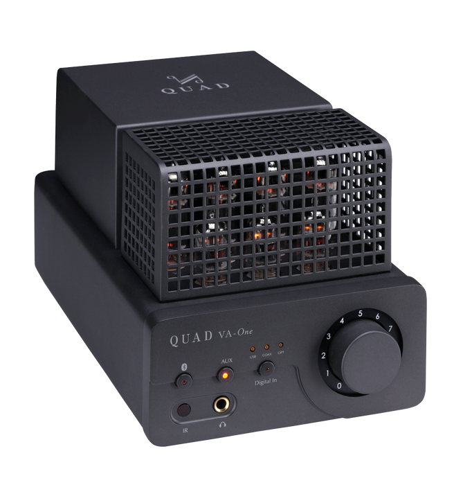 Quad VA-One Stereo Tube Integrated Amplifier / DAC; Lancaster Grey (New)