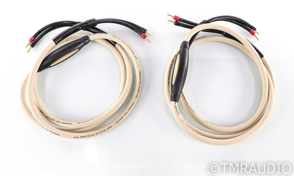 Transparent MusicWave Plus Speaker Cables; 10ft Pair; MM2