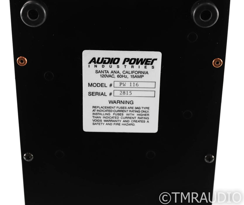 Audio Power Industries Power Wedge 116 AC Power Line Conditioner; 15A; API