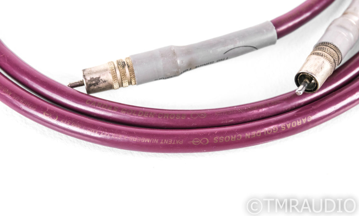 Cardas Golden Cross RCA Cables; 1m Pair Interconnects