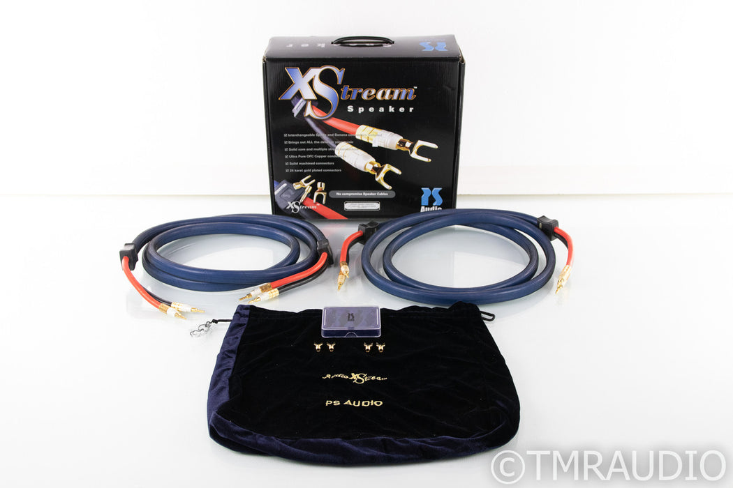 PS Audio Xstream Statement Speaker Cables; 3m Pair; Banana / Spade