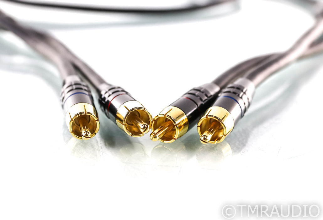 Transparent MusicLink RCA Cables; 2m Pair Interconnects