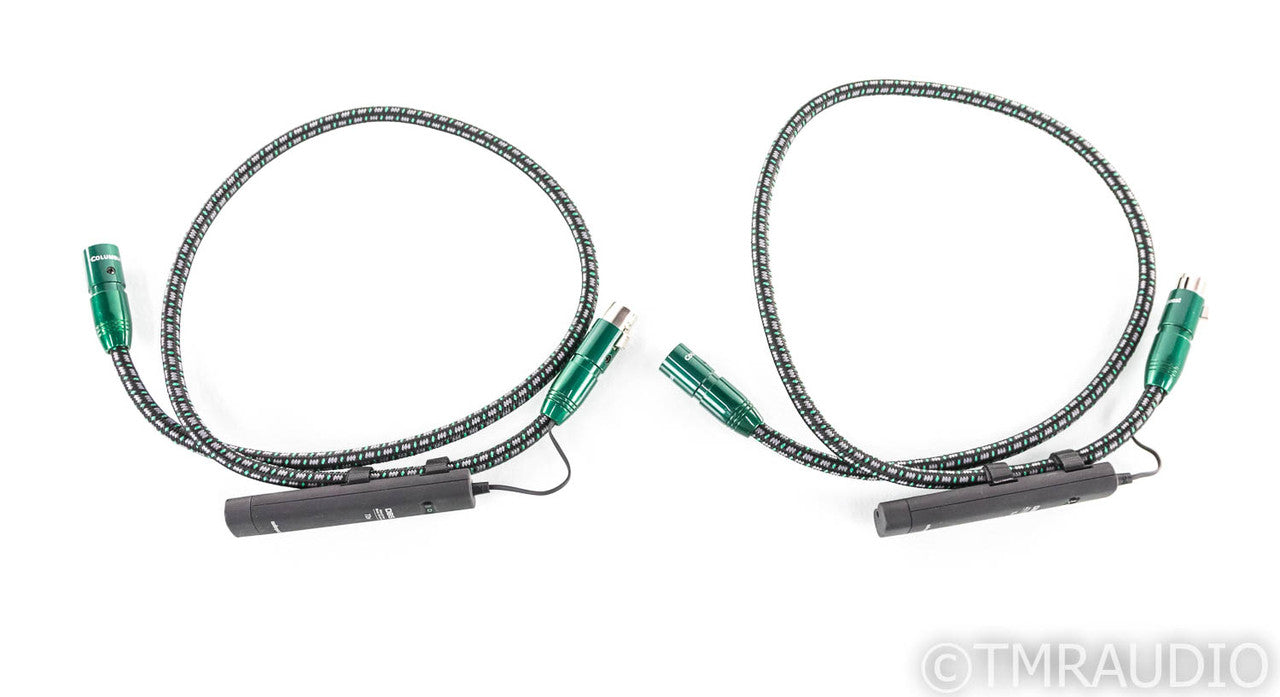 AudioQuest Columbia XLR Cables; 1m Pair Balanced Interconnects; 72v DBS