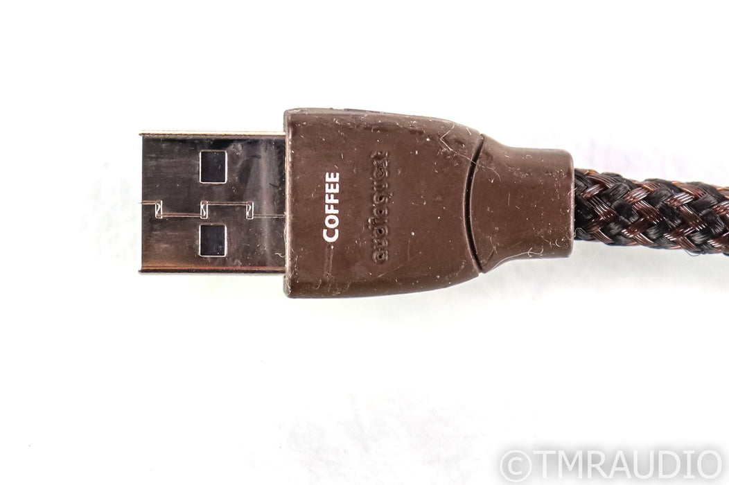 AudioQuest Coffee USB Cable; 0.75m Digital Interconnect; 72v DBS