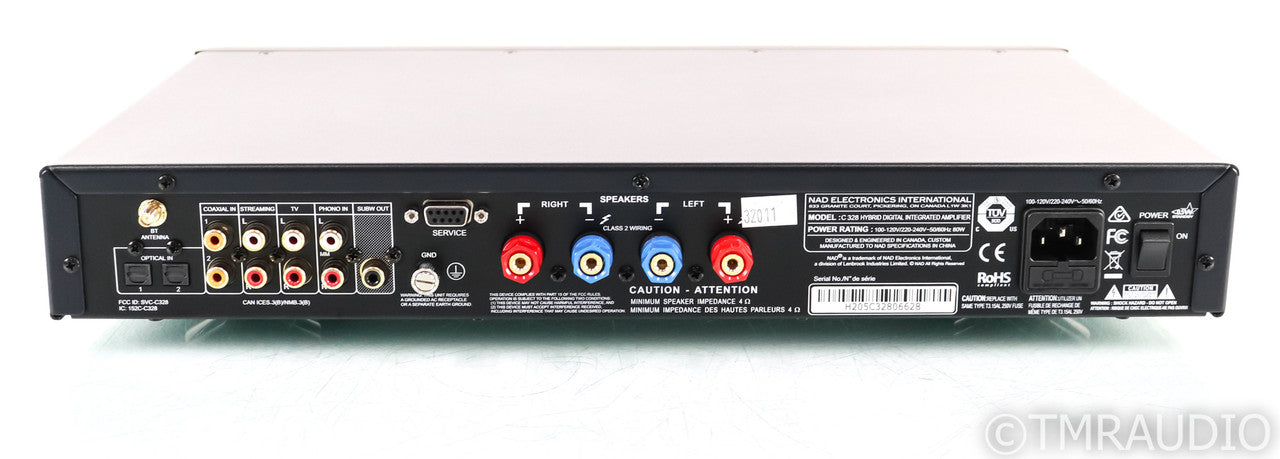 NAD C 328 Stereo Integrated Amplifier; C328; Remote; Bluetooth