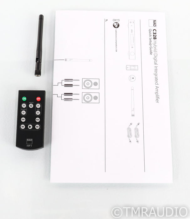 NAD C 328 Stereo Integrated Amplifier; C328; Remote; Bluetooth