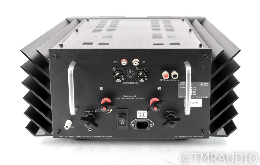 Pass Labs X250.5 Stereo Power Amplifier; XA-250.5; Upgraded Power Cable