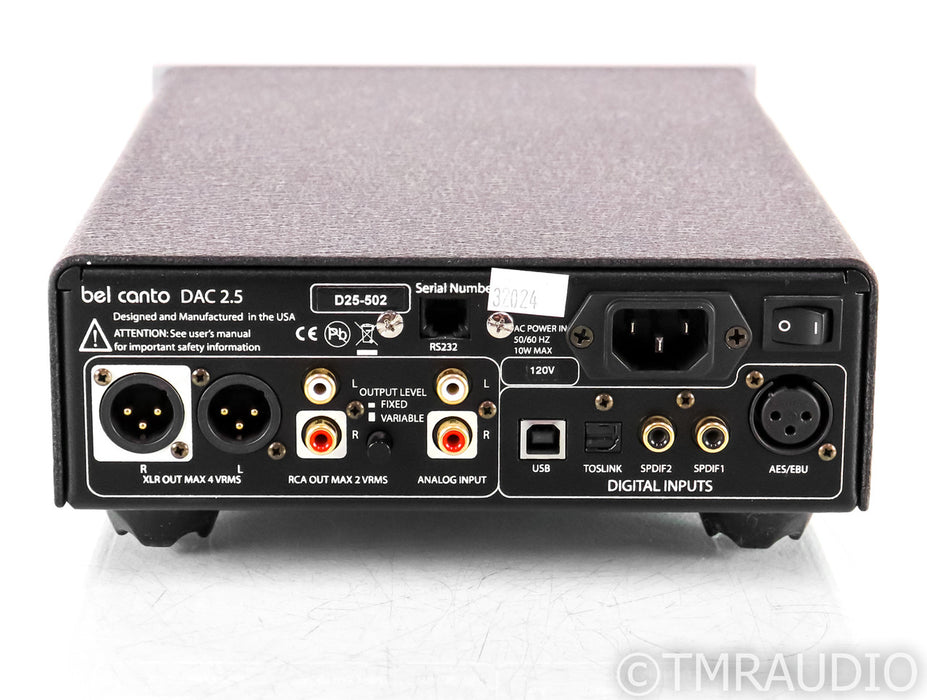 Bel Canto DAC 2.5; D/A Converter; DAC-2.5; Remote