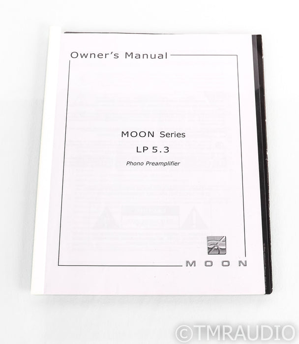 Simaudio Moon LP 5.3 MM / MC Phono Preamplifier; LP5.3; Silver