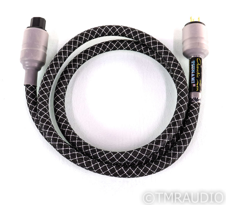 Acoustic Zen Tsunami III Power Cable; 6ft AC Cord; Tsunami-3