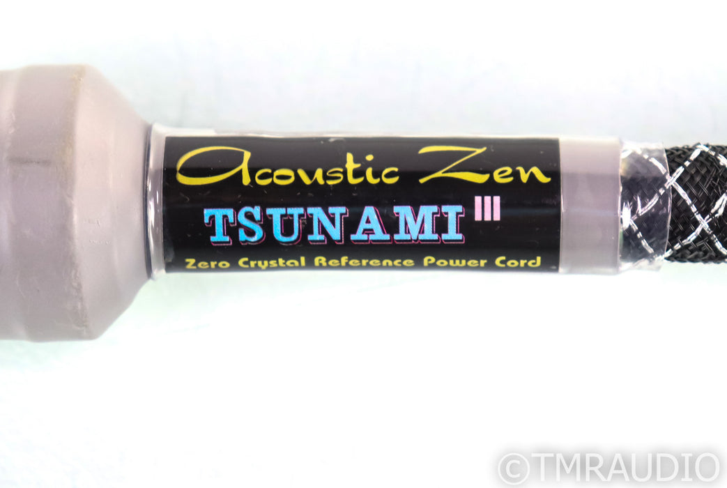 Acoustic Zen Tsunami III Power Cable; 6ft AC Cord; Tsunami-3