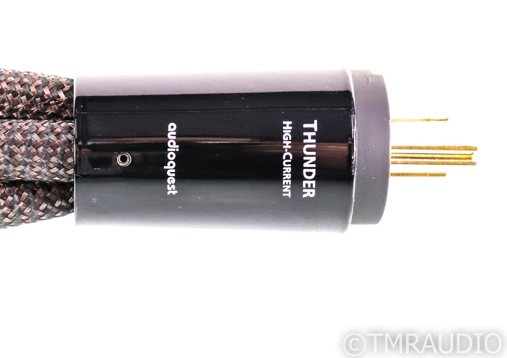 AudioQuest Thunder High Current Power Cable; 1m AC Cord; 72vDBS; C19