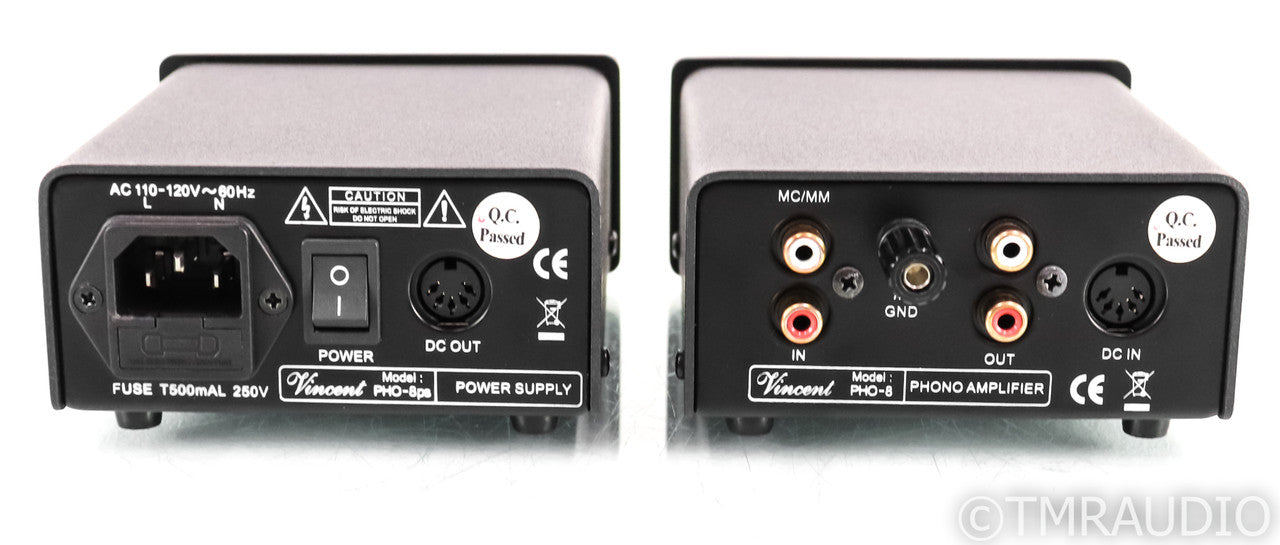 Vincent Audio PHO-8 MM / MC Phono Preamplifier; PHO8; Black