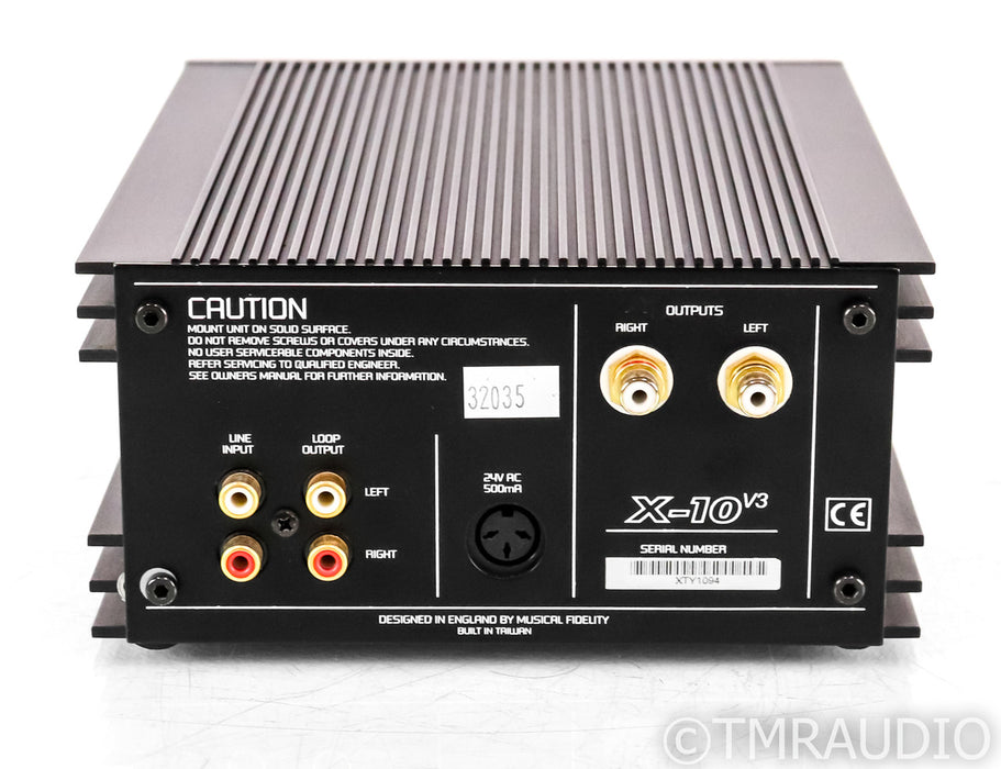 Musical Fidelity X-10 V3 Tube Output Buffer; X10v3
