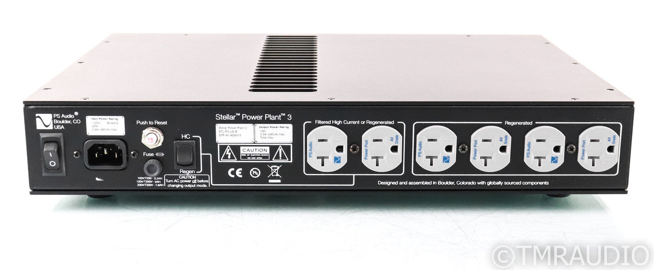 PS Audio Stellar Power Plant 3 AC Power Line Conditioner; Regenerator; P3 (Used)