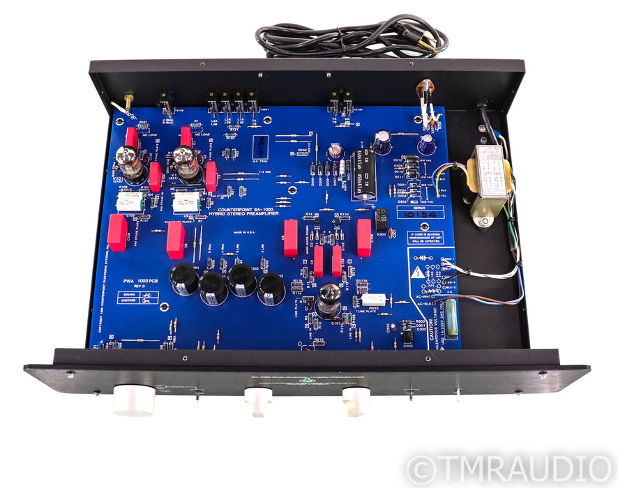 Counterpoint SA-1000 Stereo Tube Hybrid Preamplifier; MM/MC Phono; SA1000; Black