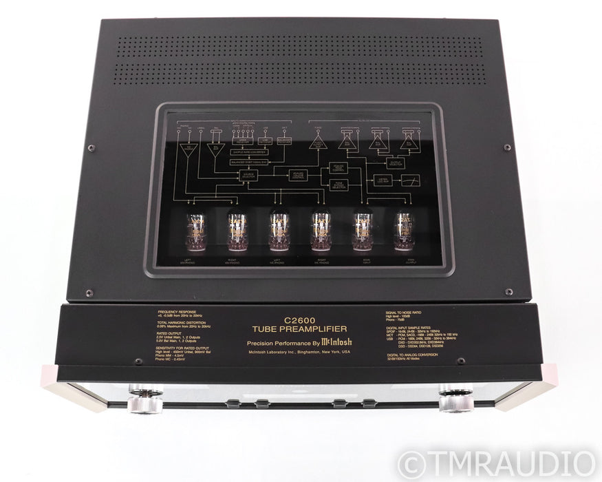 McIntosh C2600 Stereo Tube Preamplifier; C-2600; MM Phono; Remote