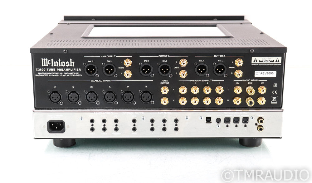 McIntosh C2600 Stereo Tube Preamplifier; C-2600; MM Phono; Remote