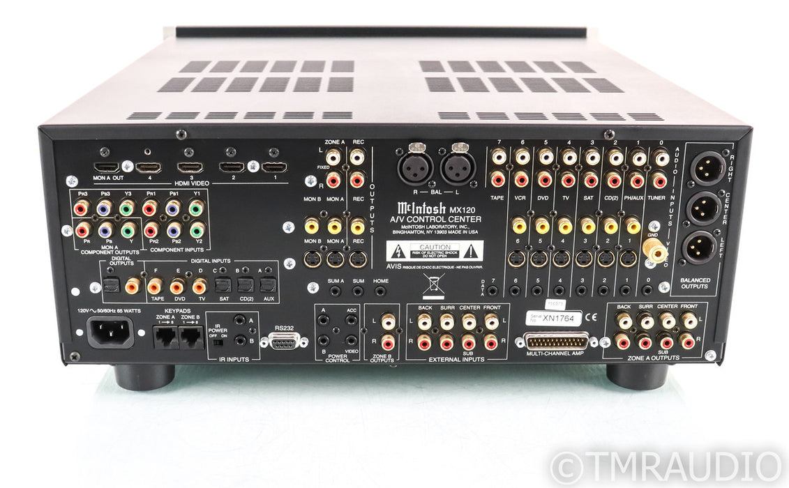 McIntosh MX120 7.1 Channel Home Theater Processor; MX-120; Remote