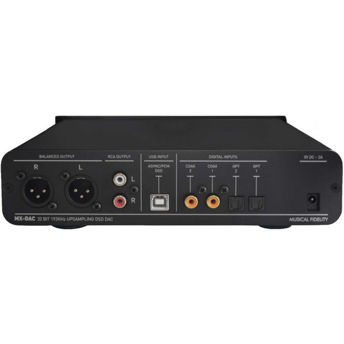 Musical Fidelity MX-DAC DAC; D/A Converter; MXDAC; Black (B-Stock w/ Warranty)