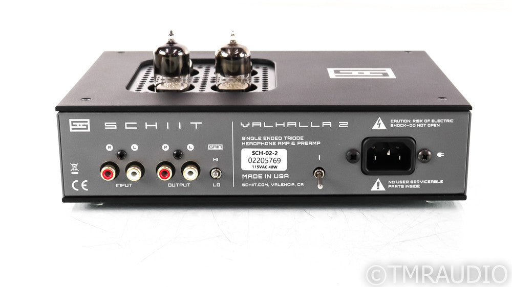 Schiit Valhalla 2 Tube Headphone Amplifier; Black