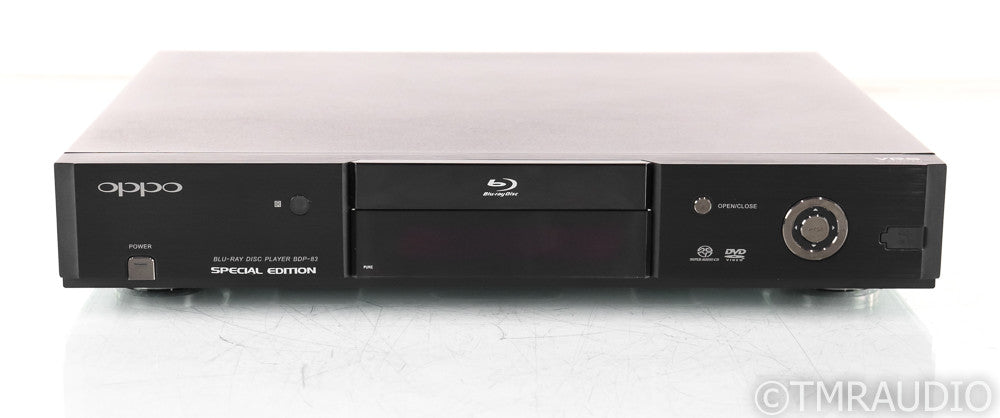 Oppo BDP-83 SE Blu-ray Disc Player; BDP83; Special Edition; Remote; VRS