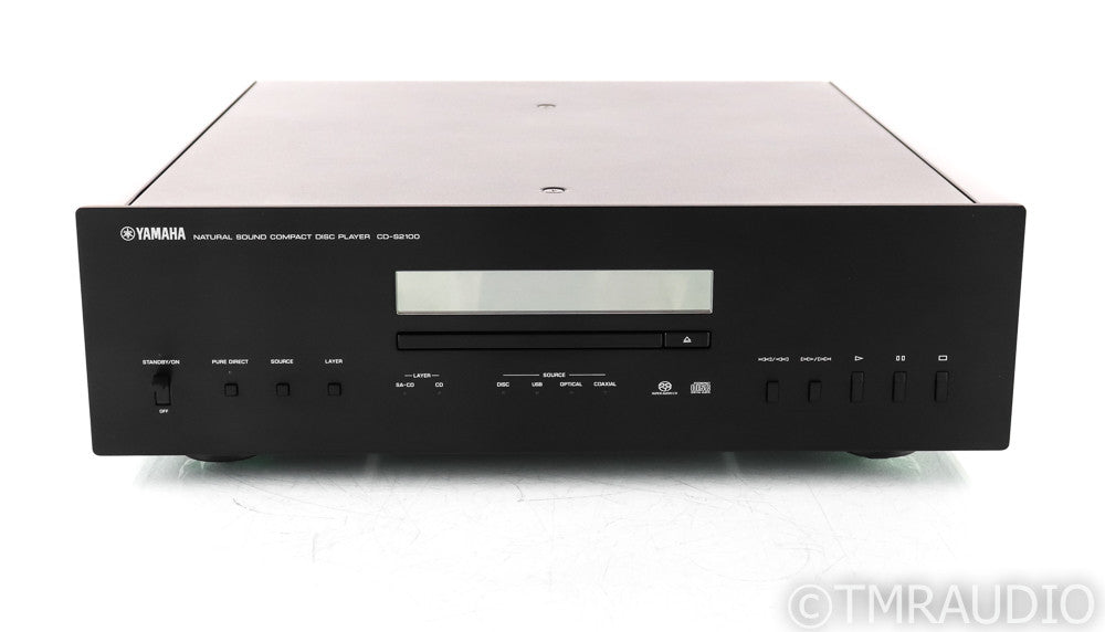 Yamaha CD-S2100 SACD / CD Player; Black; CDS2100; Remote (New/Open Box)