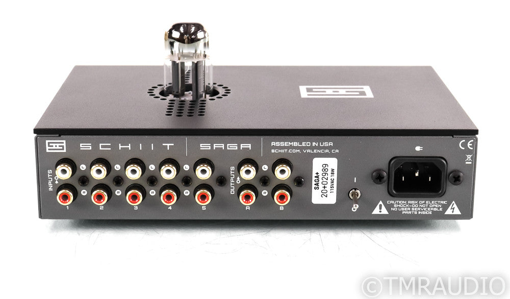 Schiit Saga+ Stereo Tube Hybrid Preamplifier; Saga Plus; Remote