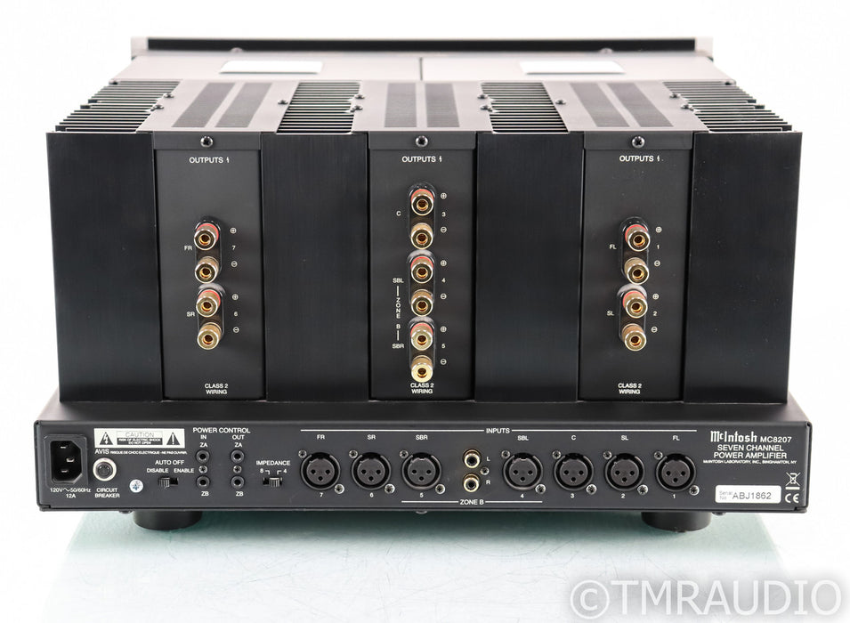 McIntosh MC8207 7 Channel Power Amplifier; MC-8207
