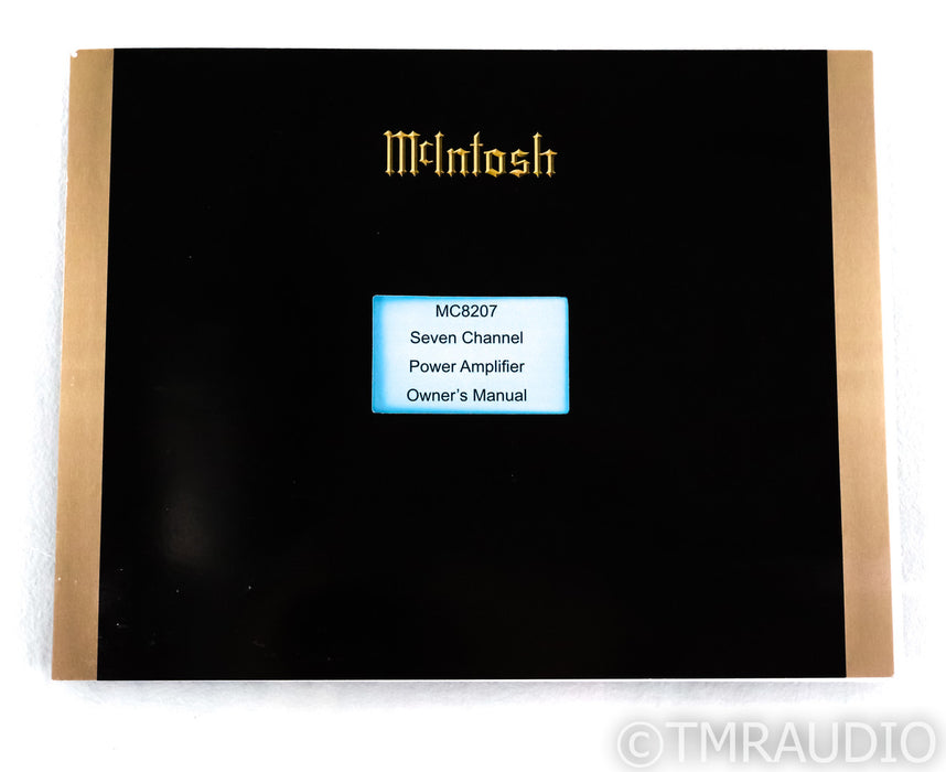 McIntosh MC8207 7 Channel Power Amplifier; MC-8207