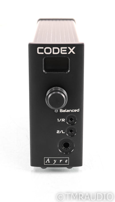 Ayre Codex USB DAC / Headphone Amplifier; D/A Converter