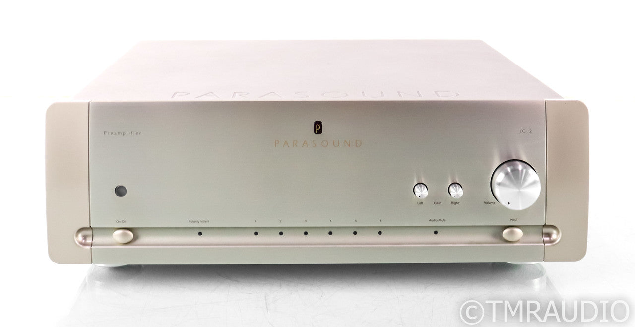 Parasound Halo JC 2 Stereo Preamplifier; JC2; Silver; Remote