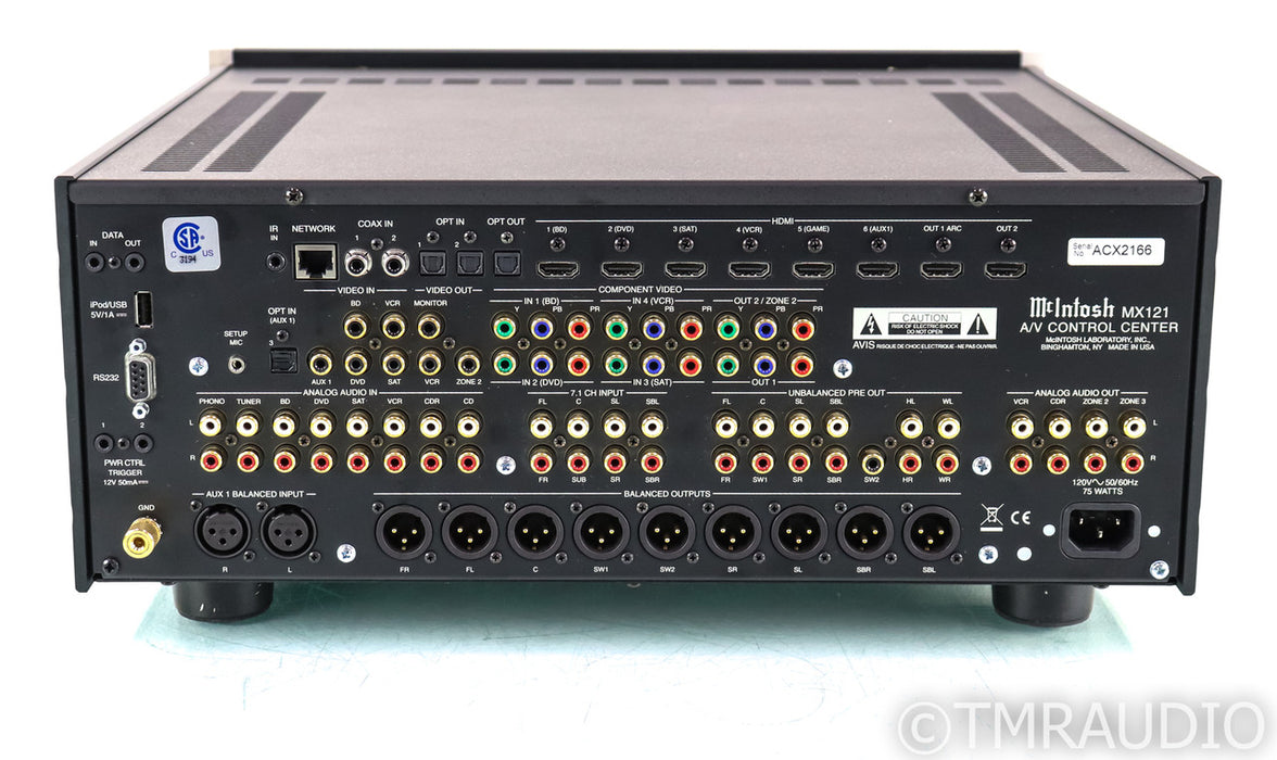 McIntosh MX121 7.1 Channel Home Theater Processor; MX-121; MM Phono; Remote
