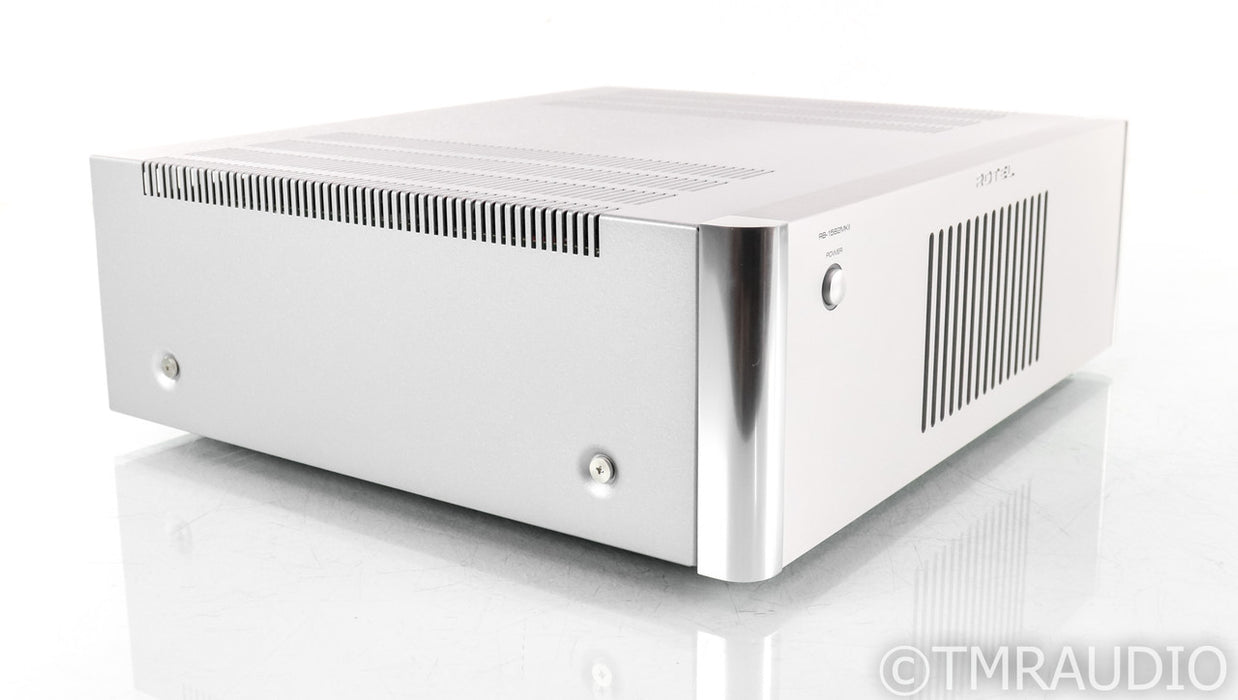 Rotel RB-1582MkII Stereo Power Amplifier; RB1582 Mk 2; Silver