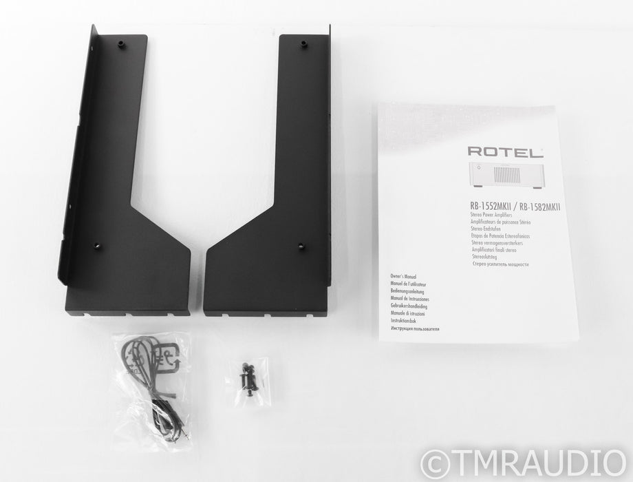 Rotel RB-1582MkII Stereo Power Amplifier; RB1582 Mk 2; Silver