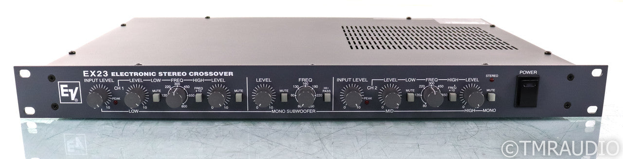 Electro-Voiceの電子ステレオクロスオーバー、EX23 Electro-Voice EX23 Active Electronic Two / Three-Way Crossover; EX