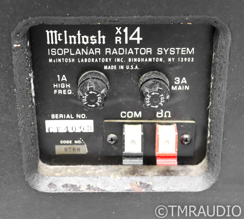 McIntosh XR14 Vintage Floorstanding Speakers; XR-14; Walnut Pair