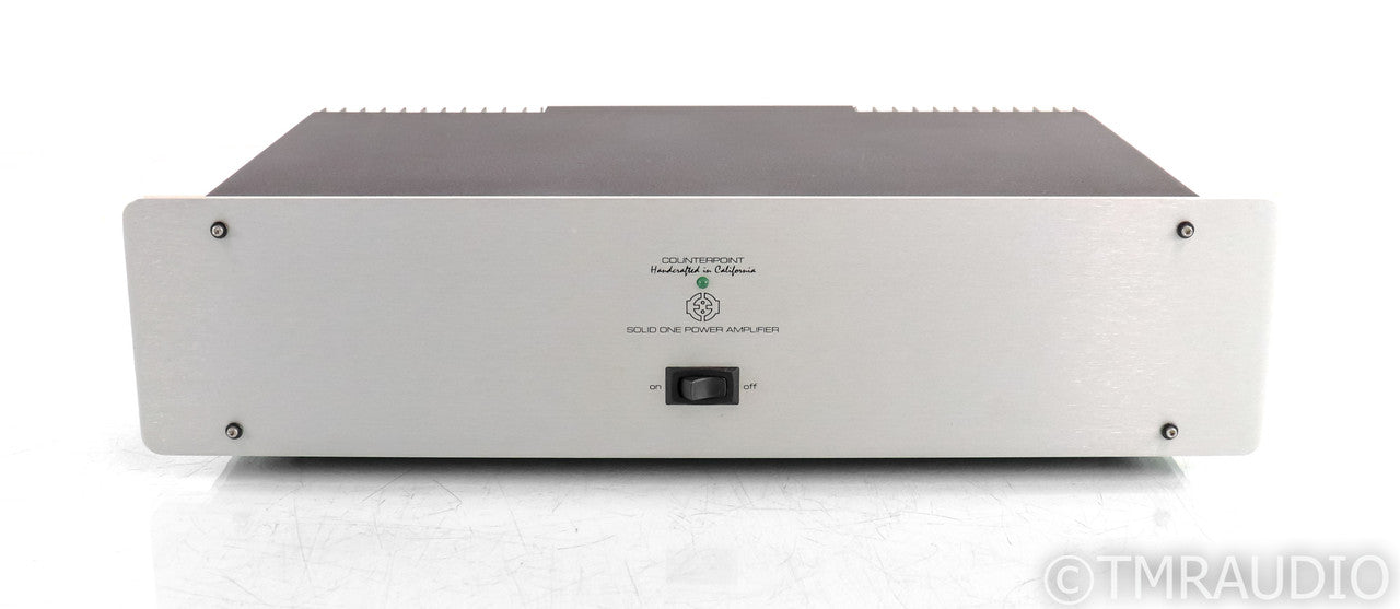 Counterpoint Solid One Stereo Power Amplifier; Silver; Solid 1