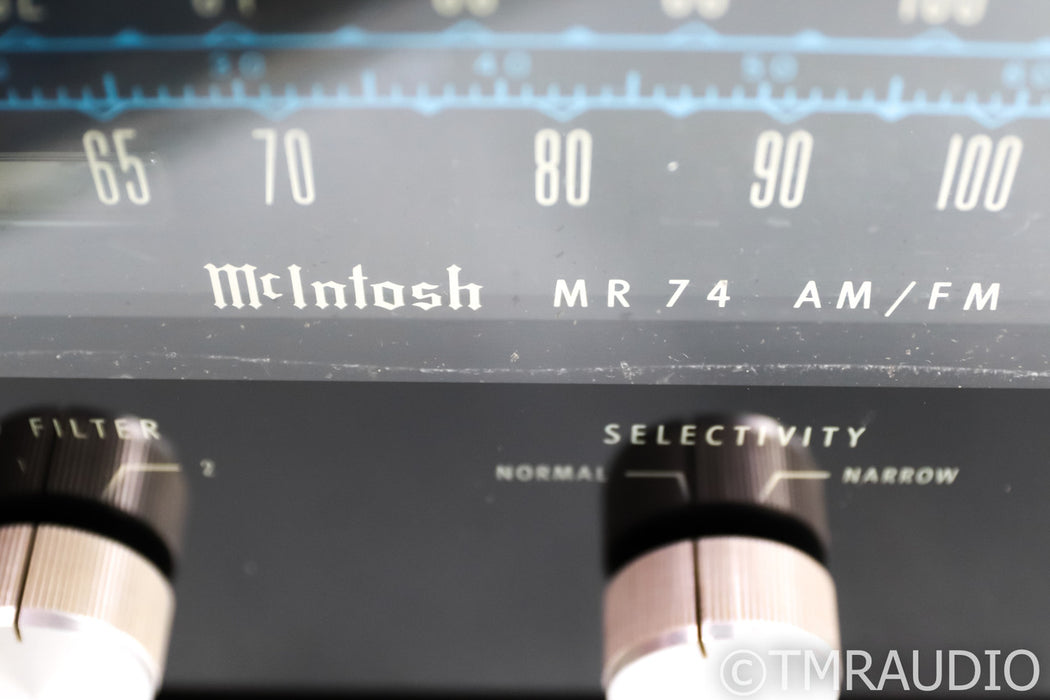 McIntosh MR74 Vintage AM / FM Tuner; MR-74; Serviced