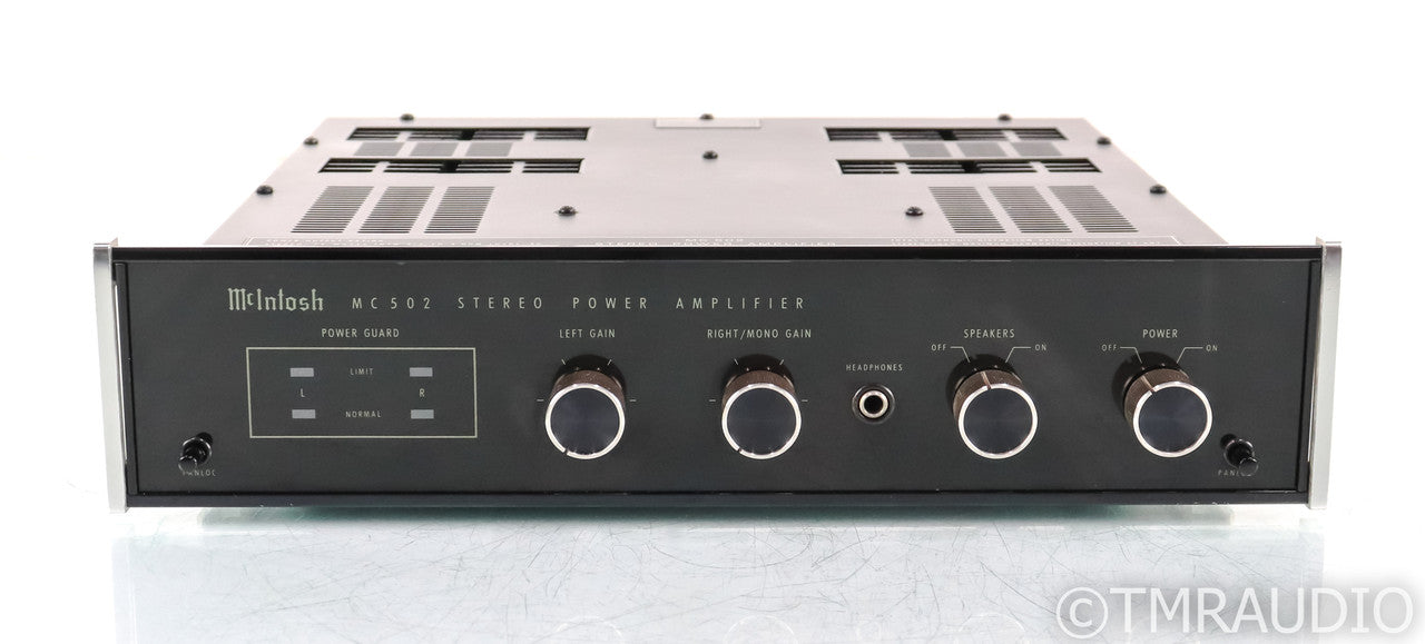 McIntosh MC502 Vintage Stereo Power Amplifier; MC-502 - RARE
