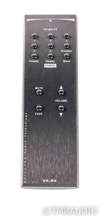 BAT VK-53SE Stereo Tube Preamplifier; VK53SE; Balanced Audio Technology; Remote