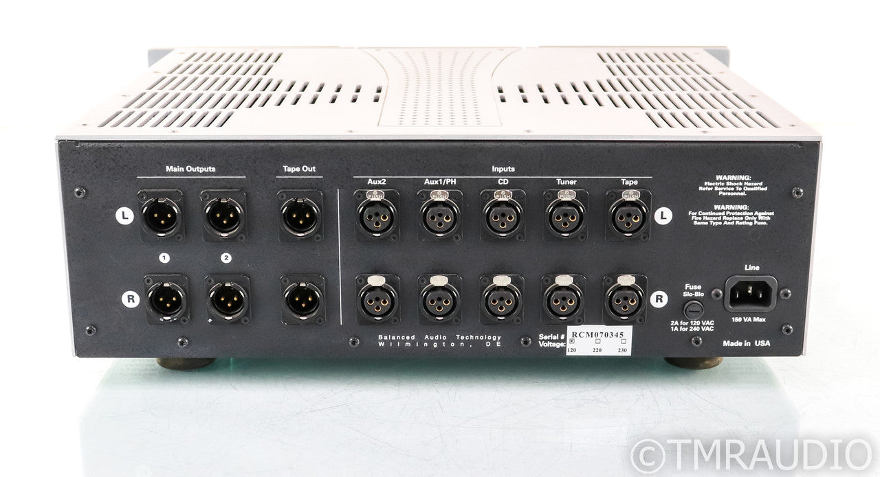 BAT VK-53SE Stereo Tube Preamplifier; VK53SE; Balanced Audio Technology; Remote
