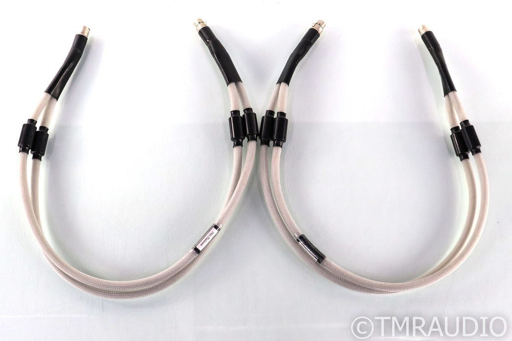 Virtual Dynamics Nite Platinum XLR Cables; 1m Pair Balanced Interconnects